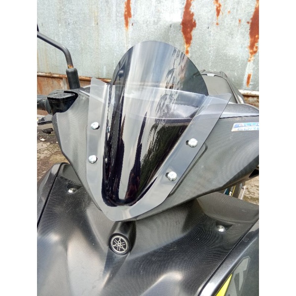 WINDSHILED AEROX TYPE SPORTY V2 VISOR AEROX  TYPE SPORTY V2 TEBAL 3MM