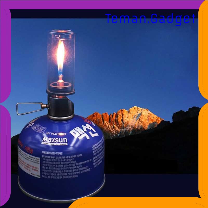 TG-LMP BRS Lampu Gas Lantera Camping Candlelight Windproof Lamp - BRS-55