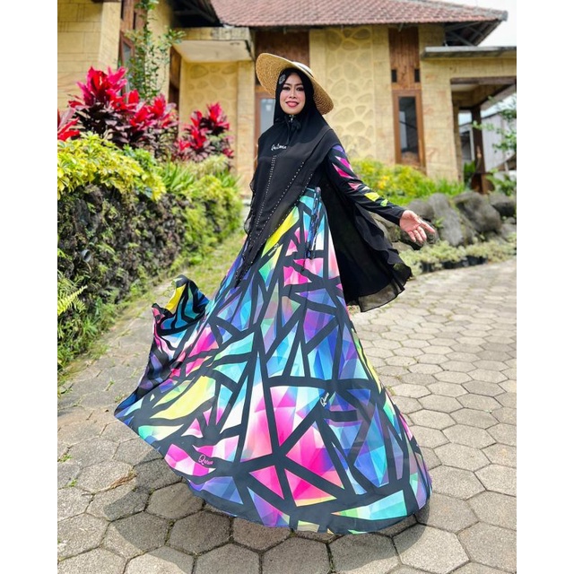 Set Syari MIRAI NARA by Qaireena Hijab