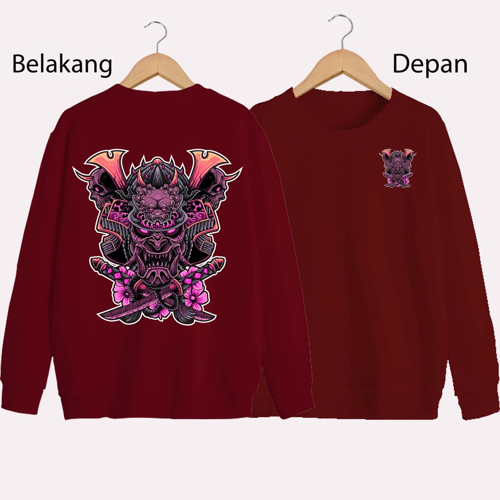 SWEATER UNISEX DB SAMURAI XPRIA DAN WANITA  SWEATER JUMBO