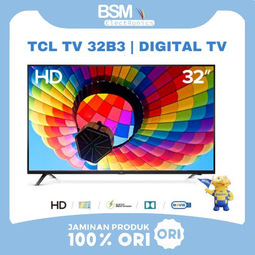 TCL 32B3 - HD Digital TV - HDMI/USB-Headphone TV LED TV 32 inch