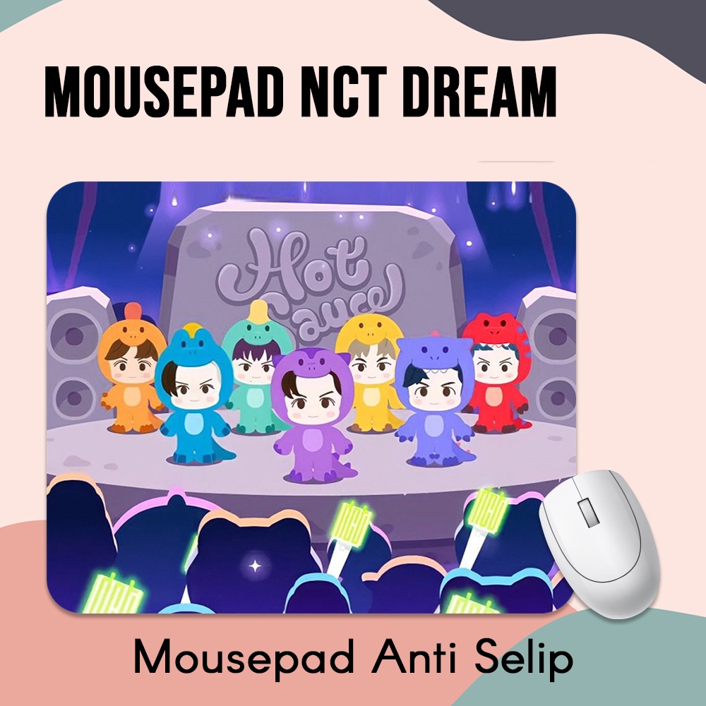 Mousepad Aesthetic NCT Lucu Besar RGB