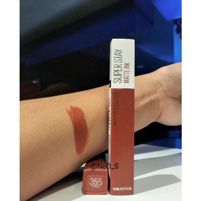 *Nf_s MAYBELLINE lips"SUPERSTAY MATTE INK" no.355(shaker)
