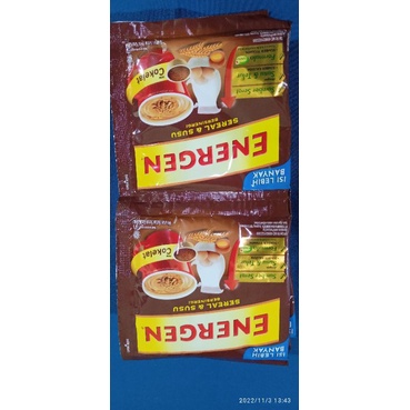 

Energen cereal dan susu coklat renteng isi 10