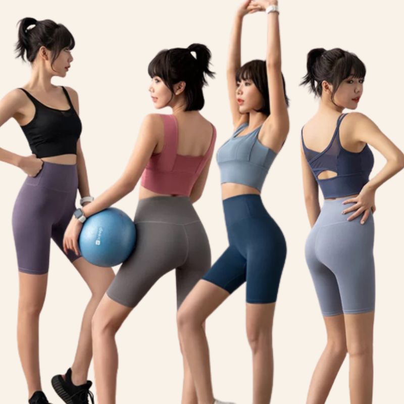 ❤ MIMI ❤  Celana Pendek Hight Waist Fitness Pants Import Premium Murah Celana Senam