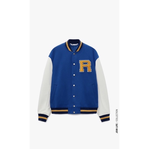 ZARA Bomber Jacket With Patches