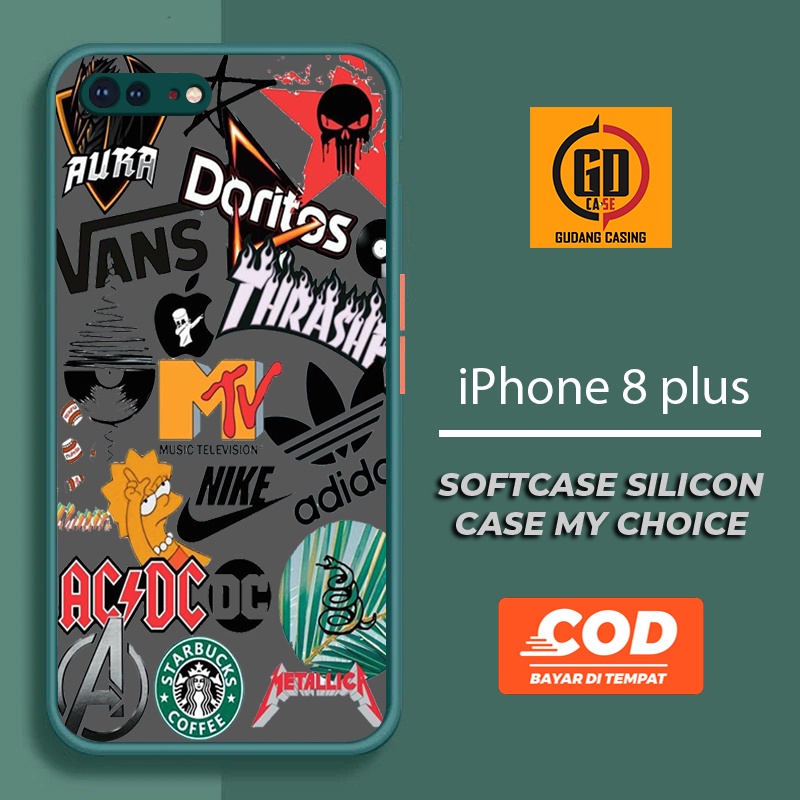 Case IPHONE 8 plus Case Hp IPHONE 8 plus  Case Mychoice Gudang Casing [BRANDID] Casing Hp Aesthetic 