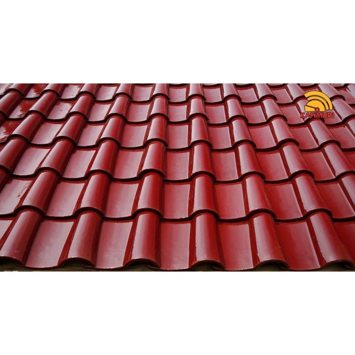 Genteng Keramik Kanmuri Espanica Maroon