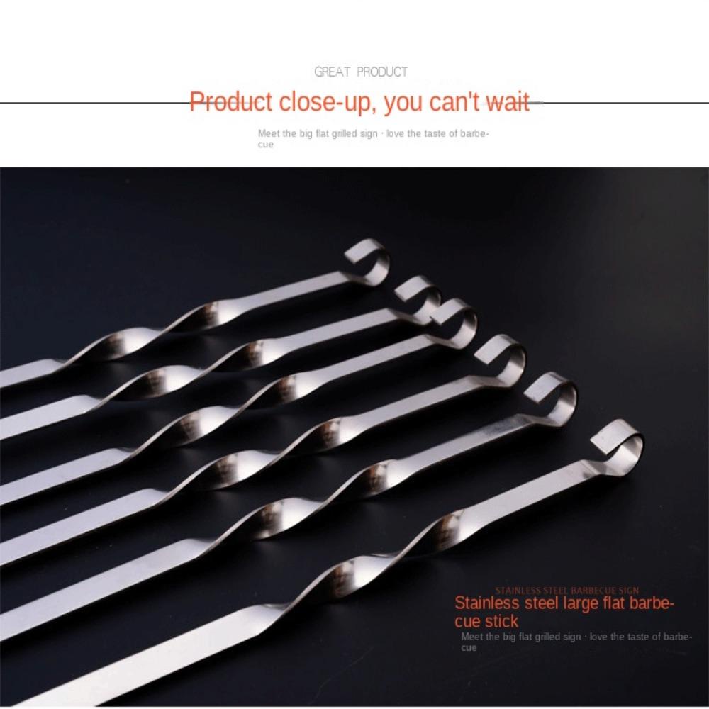 Preva Stik Panggang Stainless Steel High-quality BBQ Alat Dapur Tusuk Sate Kebab String