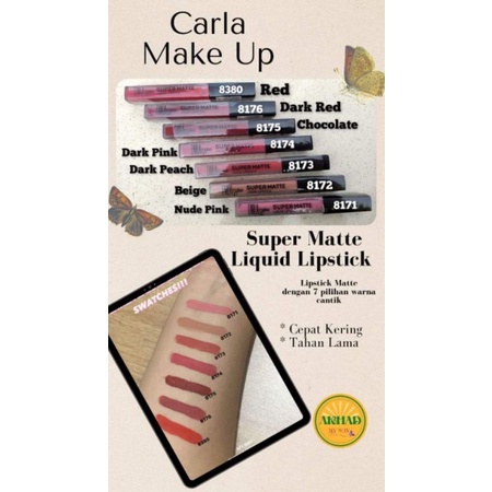 Carla Lipstik matte MY WAY  original 100%