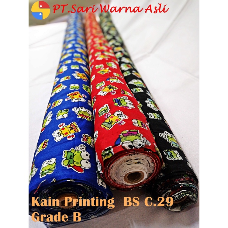 KAIN PRINTING BS C.29 /GRADE B C.29 KARTUN YARD KECIL