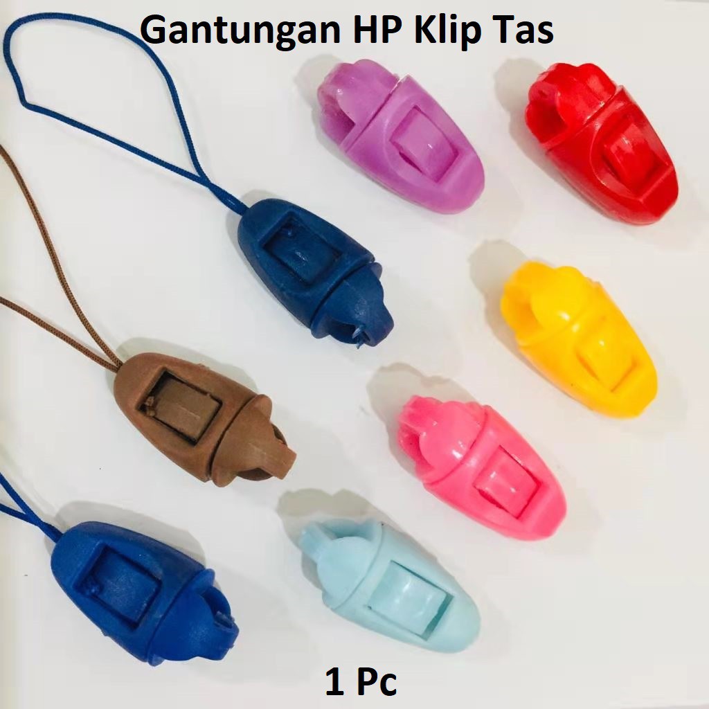 Tali Hp Dan Stopper Bulat Kapsul  | Aksesoris Stopper Tali ID Card Harga/pcs