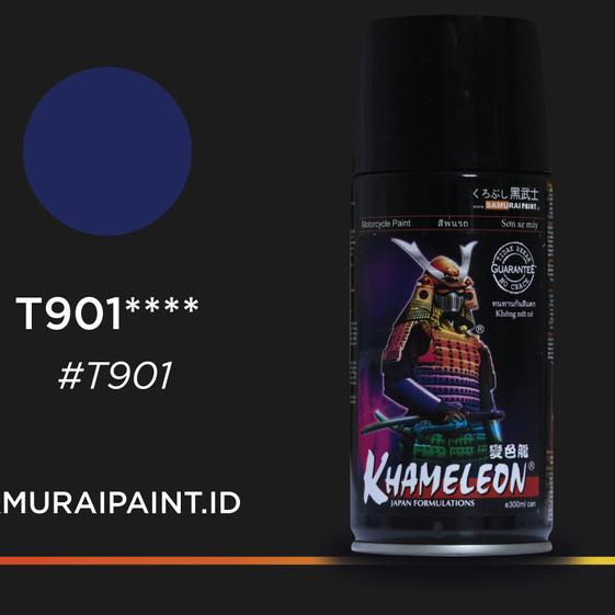Samurai Paint Khameleon Navy Blue T901 Bunglon Biru Navy T901