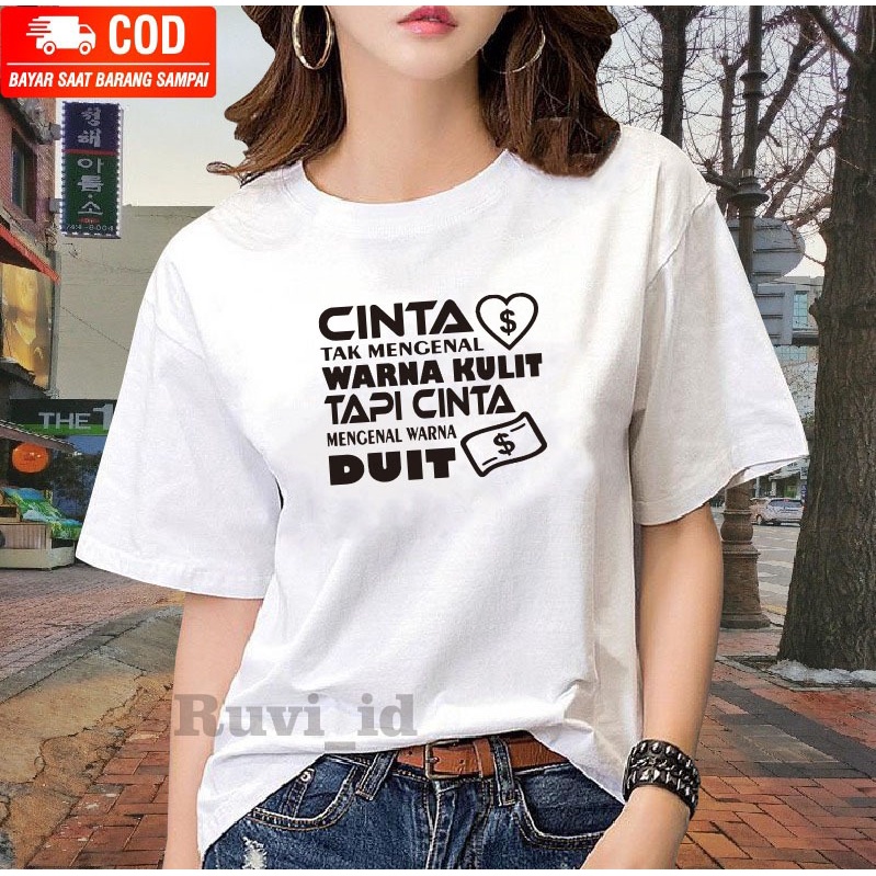 Ruvi_id-KAOS DISTRO / BELI 3 GRATIS HEADSET EXTRA BAS / KAOS KATA-KATA KEKINIAN / KAOS WANITA KOREAN STYLE / KAOS WANITA / KAOS PRIA / KAOS OBLONG / BLUS / T-SHIRT / ATASAN WANITA DEWASA / ATASAN REMAJA / KAOS OVERSIZE / KAOS IMPORT / KAOS MURAH