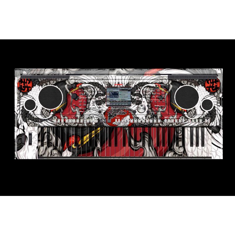 sticker keyboard yamaha psrs 970/770