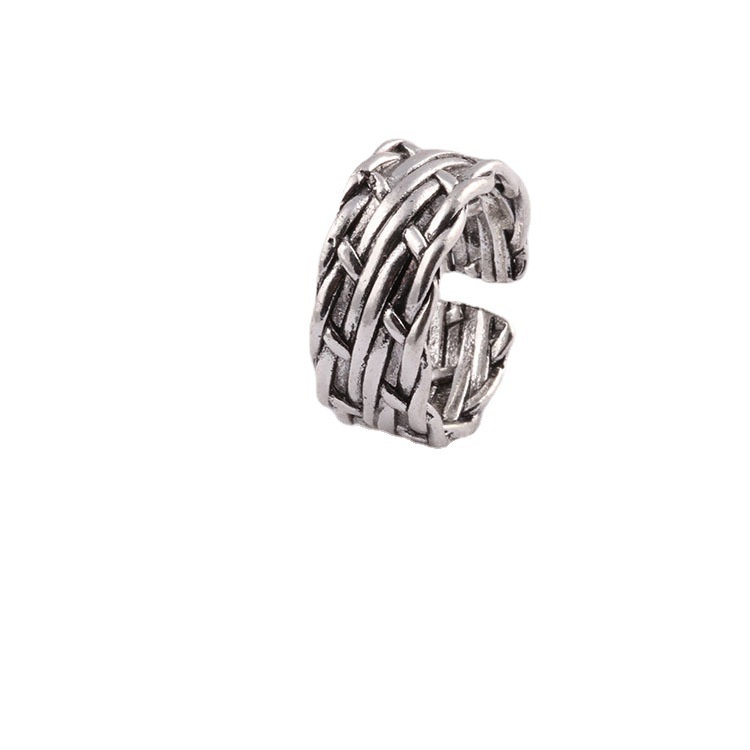 Cincin Multilayer Model Terbuka adjustable Gaya vintage Eropa Dan Amerika