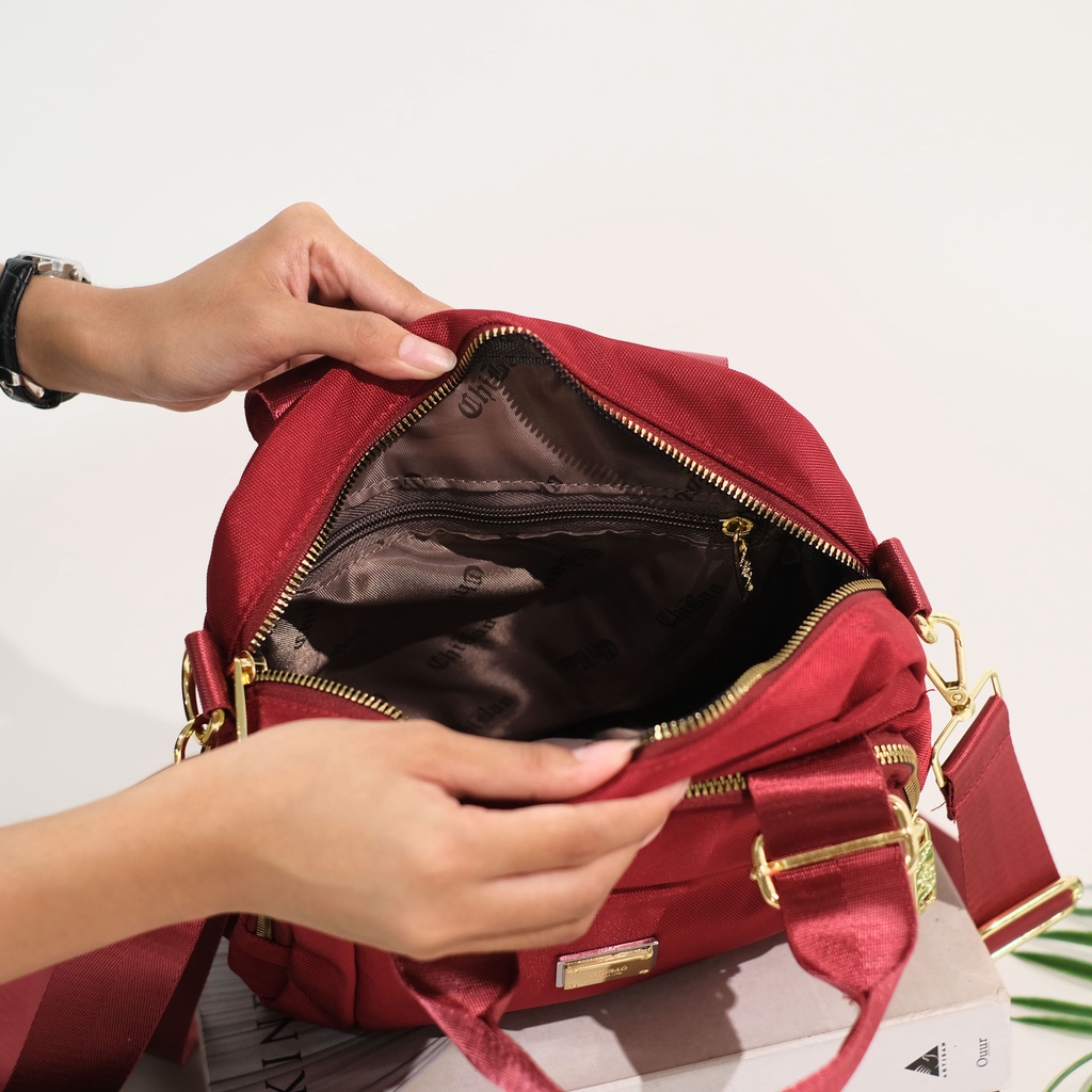 Tas Chibao Selempang Wanita Tas Slempang Original 3in1 Ransel Slingbag Sling Bag Fashion premium 0813