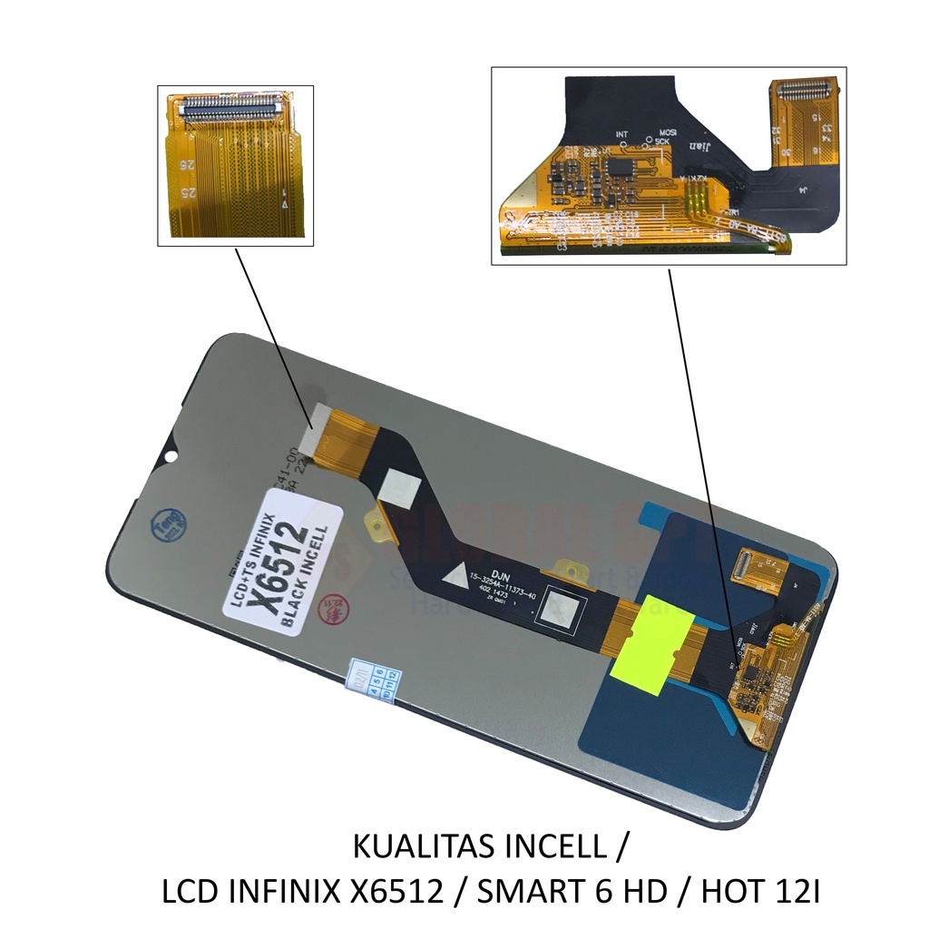 LCD TOUCHSCREEN INFINIX X6512 / SMART 6 HD / HOT 12I / X665 / X665B