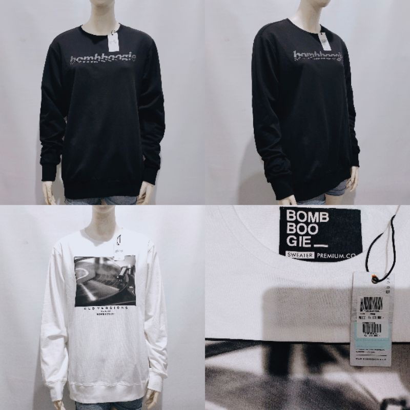 NEW Sweater Pria Dan Wanita Model Terbaru BOMBOOGIE (RIJEK) AP334RJK AP339RJK