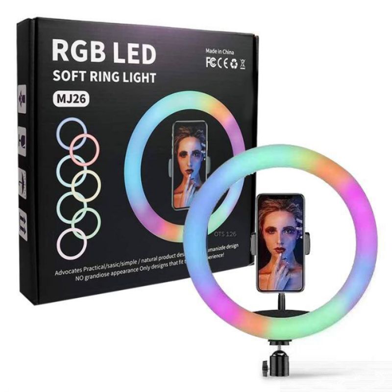 RING LIGHT LED 26CM LAMPU MAKE UP VLOG MULTI LIVE , FOTO