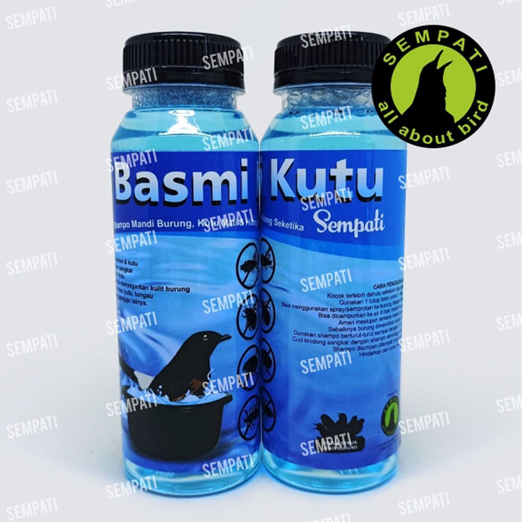 BASMI KUTU SEMPATI OBAT SHAMPO BURUNG PEMBASMI KUTU UNTUK BURUNG MURAI KACER KENARI LOVEBIRD DL