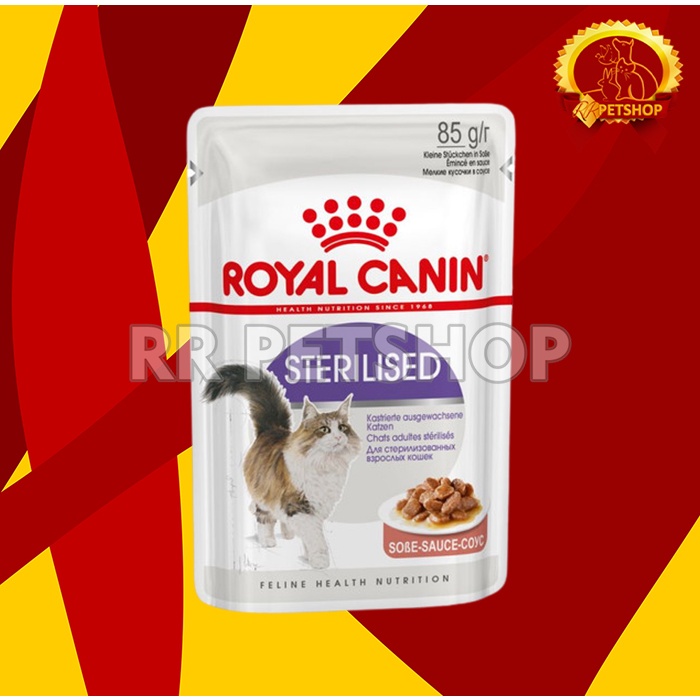 Makanan Basah Kucing Steril Royal Canin Sterillised Cat Food 85 Gram