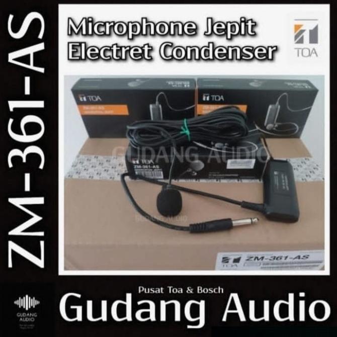 Microphone Jepit Toa Mikropon Mic Toa ZM-361 ZM 361