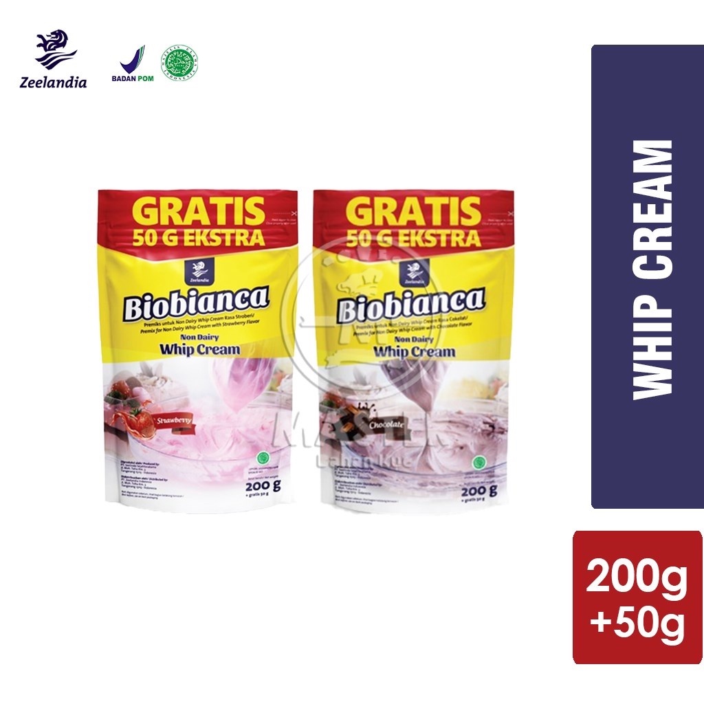 

Biobianca Whip Cream / Chocolate / Strawberry Zeelandia [250 gr]