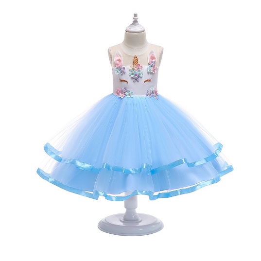 dress unicorn tutu rainbow baju anak kuda unicorn import UNICORN BUNGA DRESS ULANG TAHUN