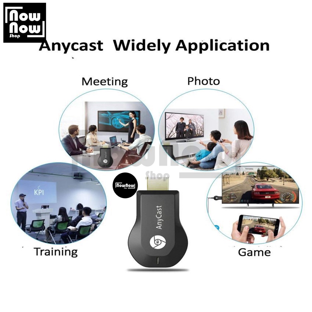 AnyCast M4 Plus Chromecast HDMI Android Dongle Wifi Receiver Smartphone to TV WIFI Display HDMI Receiver Penghubung TV HDMI Screen Mirroring Wireless Display