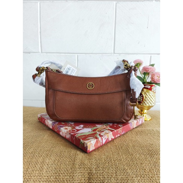 Tas FossilOriginal Skylar Baguette Brown