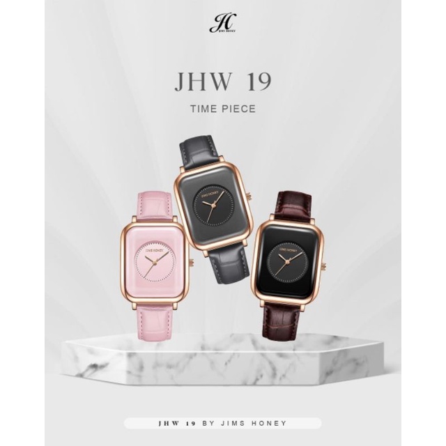 JAM TANGAN EXCLUSIVE JIMS HONEY JHW 19 JAM TANGAN WANITA CEWEK PEREMPUAN PRIA COWOK LAKI LAKI EXCLUSIVE MEWAH ELEGAN STRAP KULIT CROCO KADO ULTAH ANNIVERSARY PACAR ISTRI CEWEK PEREMPUAN UNIK ELEGANT CANTIK MURAH FEMINIM