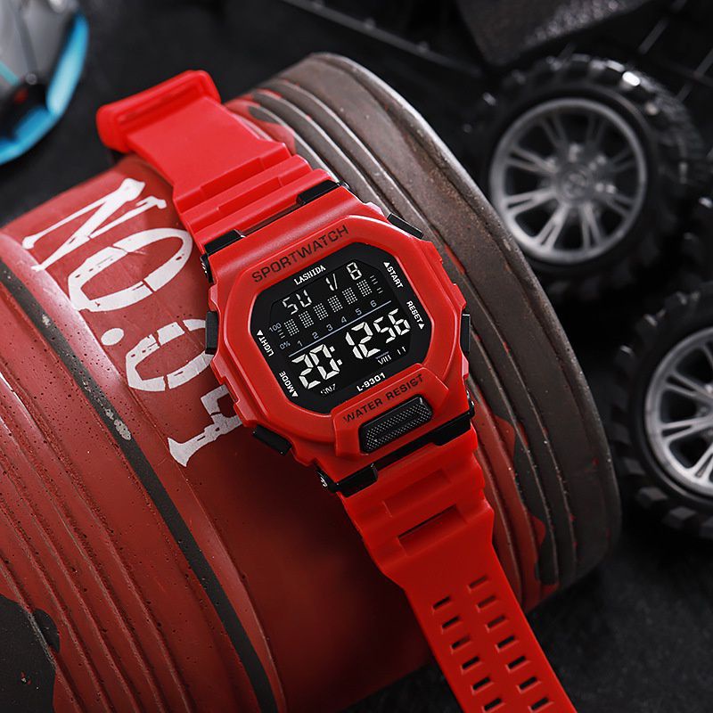 (Terima Cod)Jam Tangan Pria Sport Digital Sergi  New Strap Rubber/Karet(Dikirim Jakarta)