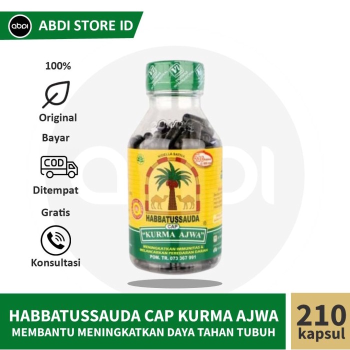 Habbatussauda [Isi 210 Kapsul] Habatusauda Habatussauda - Kurma Ajwa