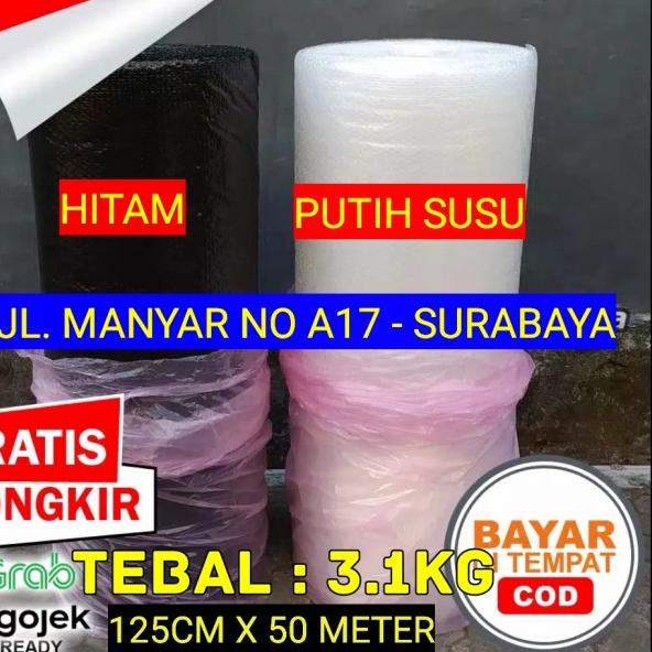 

Bubble Wrap Hitam - BENING - 2KG