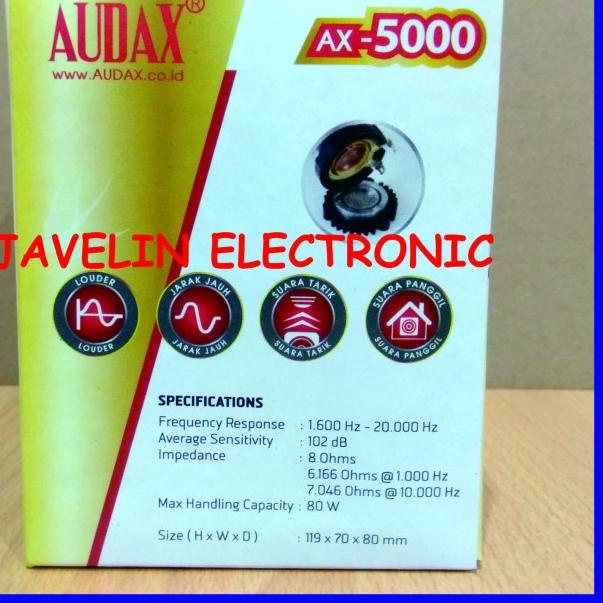 Tweeter AUDAX AX 5000 Neodymium Magnet / Neodium Ax5000