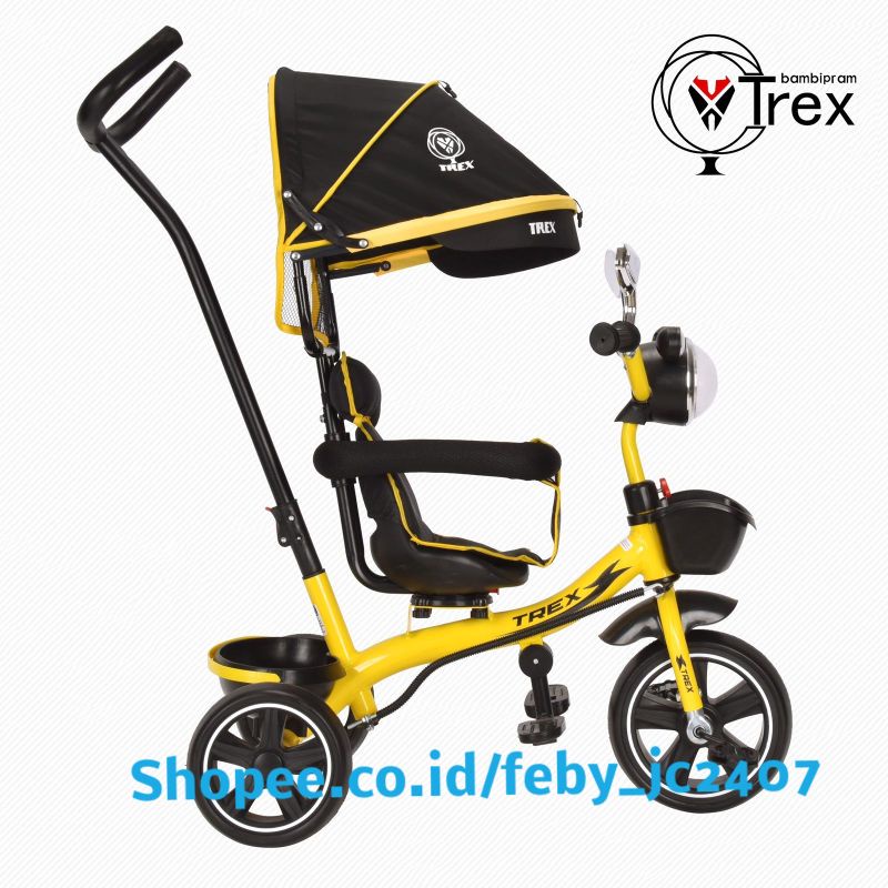 Trex Sepeda Roda Tiga Stroller Roda 3 TC 10 dk  Bisa Putar Ada Musik