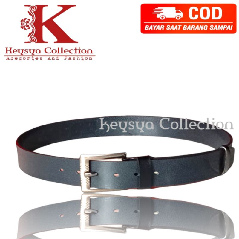 ikat pinggang pria wanita kulit sintetis