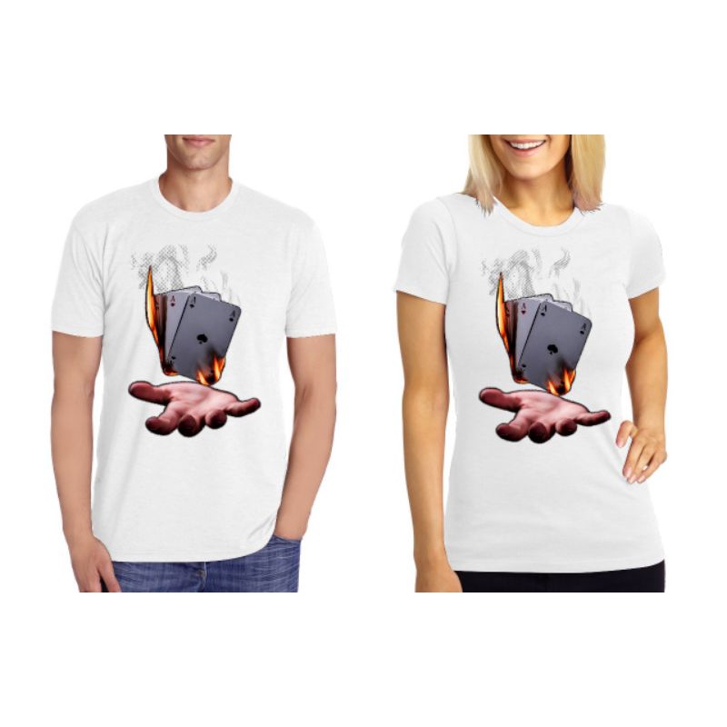 kaos kartu kaos pria wanita