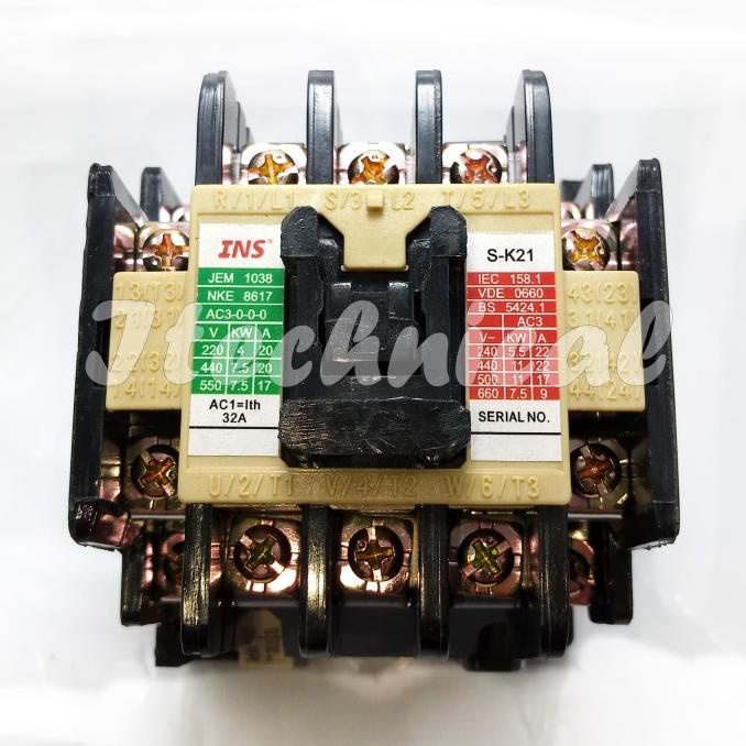 MAGNETIC CONTACTOR SK-21 220V 380V / AC KONTAKTOR SK 21 220VAC 380 VAC