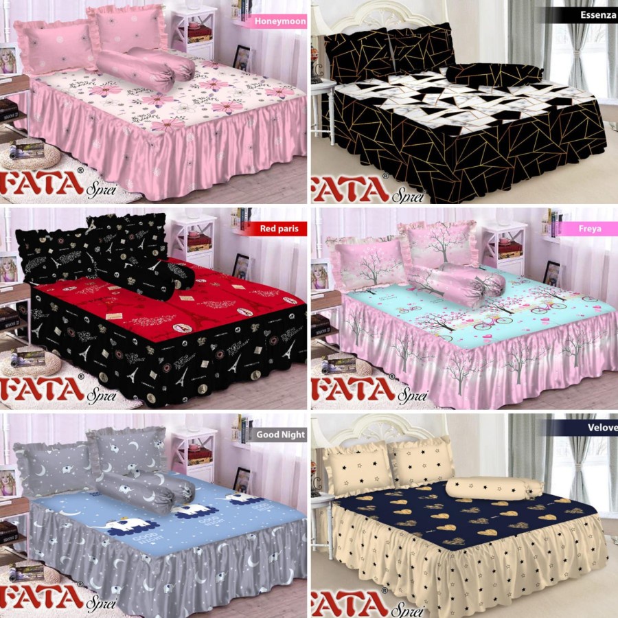 SPREI FATA RUMBAI  MOTIF 180 X 200