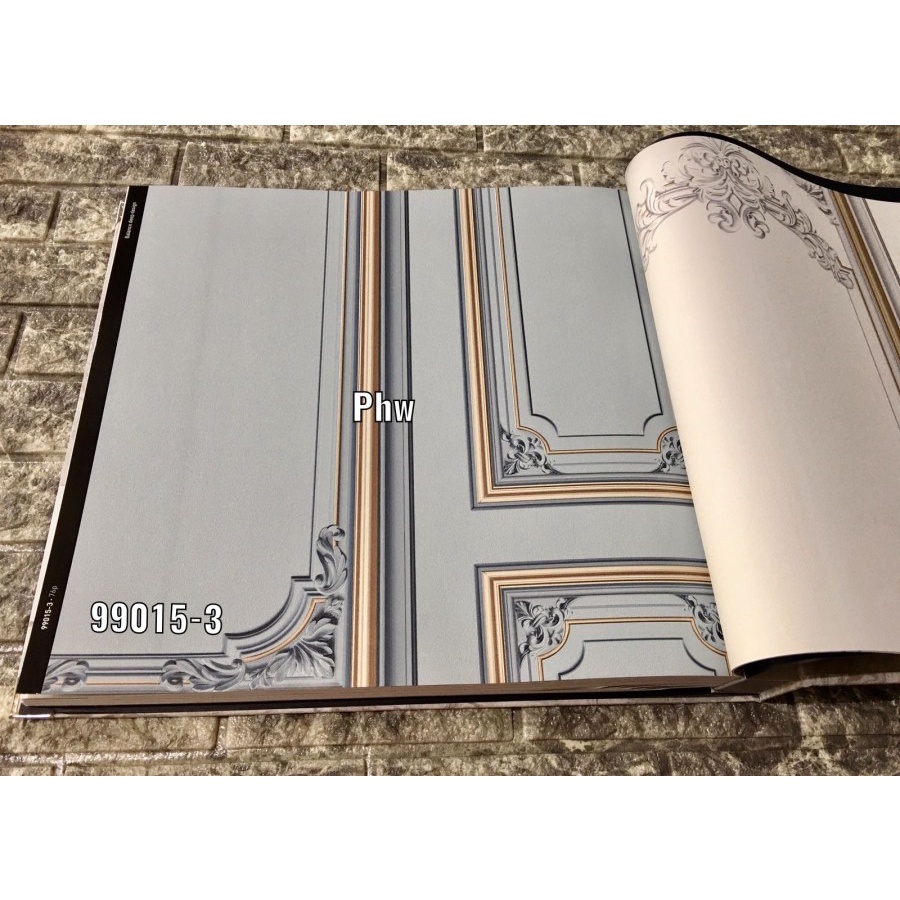 Wallpaper Dinding Korea Motif Moulding Dinding Partisi 3D LVie