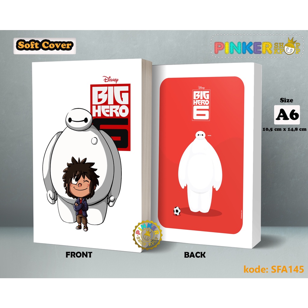 

(SFA144) Pocket Note Anime Anime Big Hero 6 Baymax Softcover