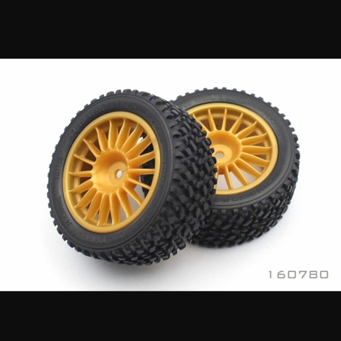 Ban RC Rally 1/10 75x32mm Rear / belakang 2pc