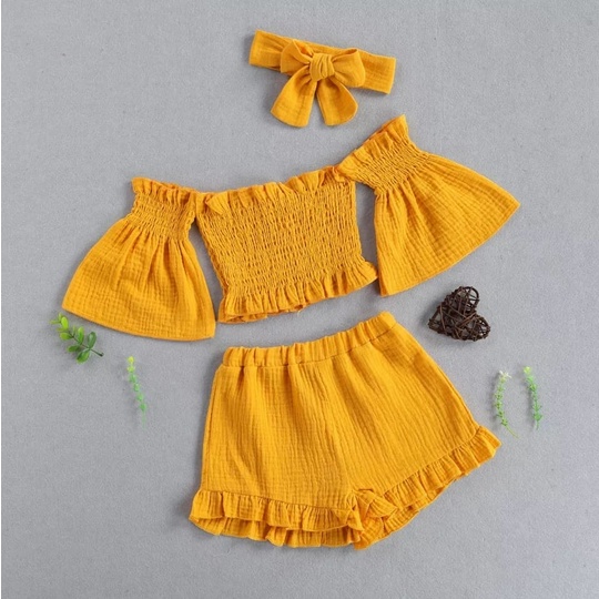 Jeco fashion setelan anak perempuan Dolvi (TANPA BANDO)