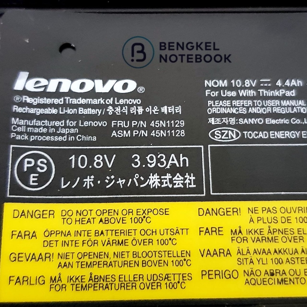 BATERAI LENOVO Thinkpad X270 X260 X240 X240S X250 T450 T470P SB10K97580 01AV490 External