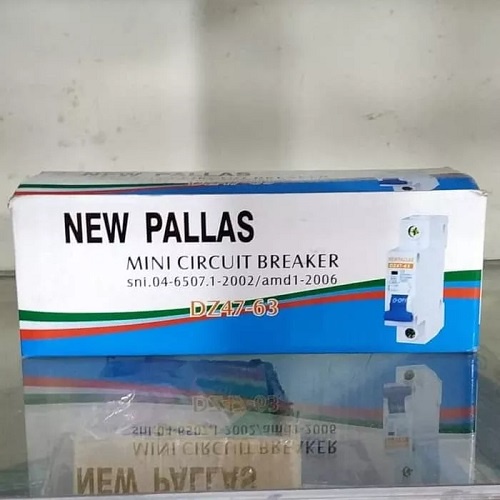New Pallas MCB 1 Phase MINIATURE CIRCUIT BREAKER - MCB Murah