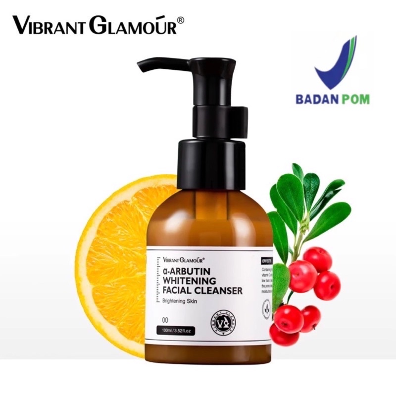 [BPOM] Vibrant Glamour Arbutin Whitening Cleanser (Sabun Cuci Muka) 100ml