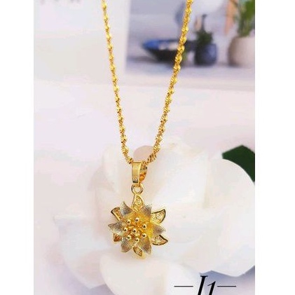 Kalung Melintir Liontin Kendari Warna Kuning 24K 119b