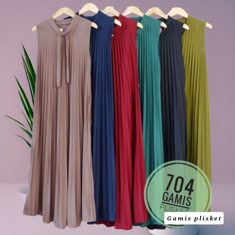 GAMIS PLISKET MAXY 075/A559 - BAHAN HYGET SUPER ( PREMIUM )